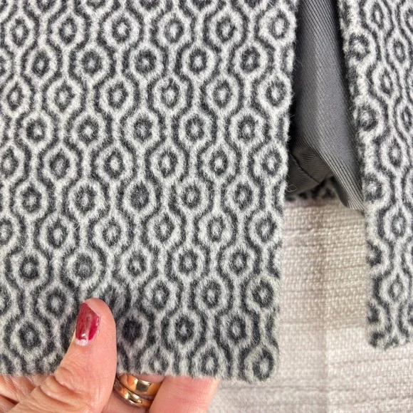 J. Mclaughlin Wool Angora Peacoat Dress Coat Women's Small Old‎ Money Classic - Picture 8 of 9